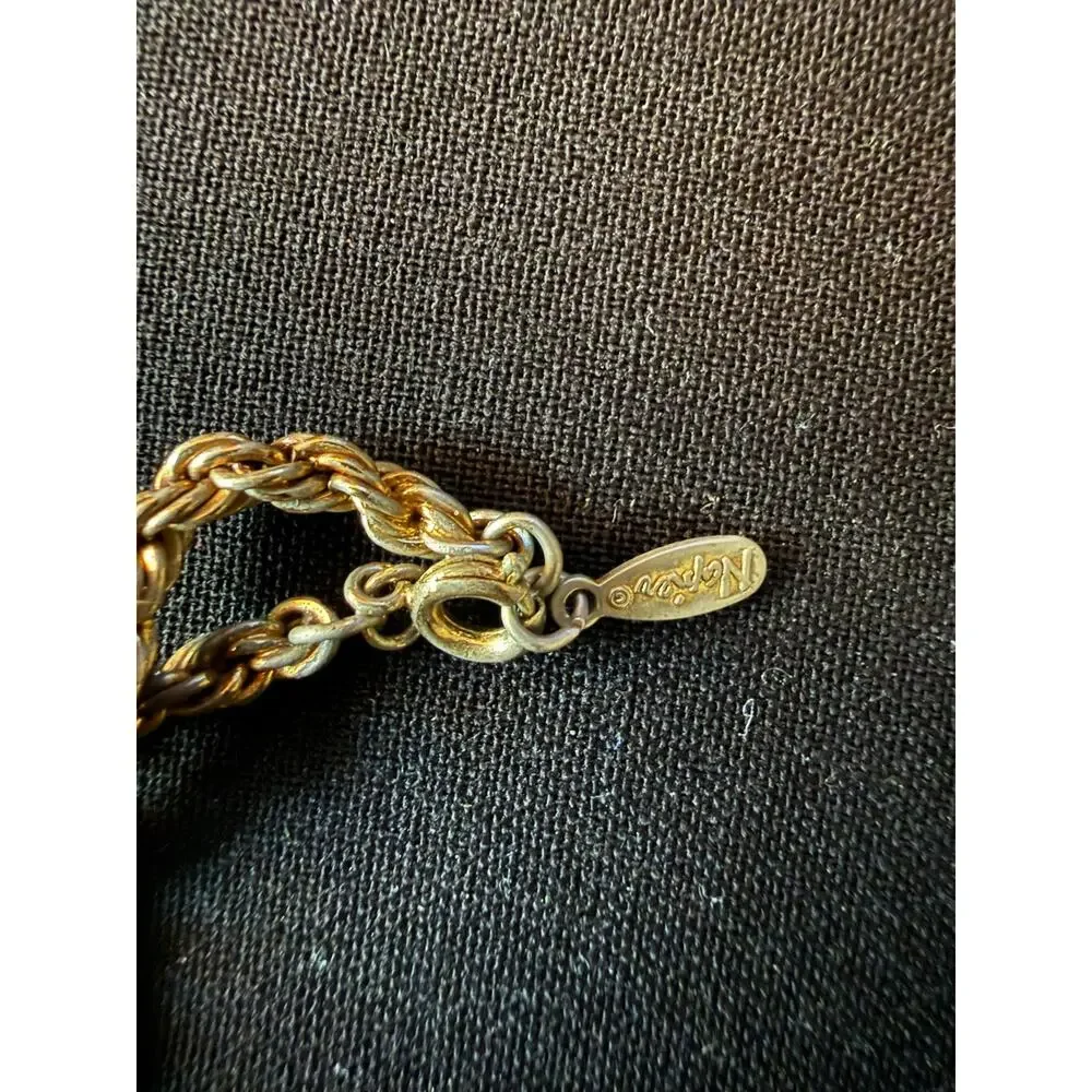 Vintage Napier Twisted Gold Chain